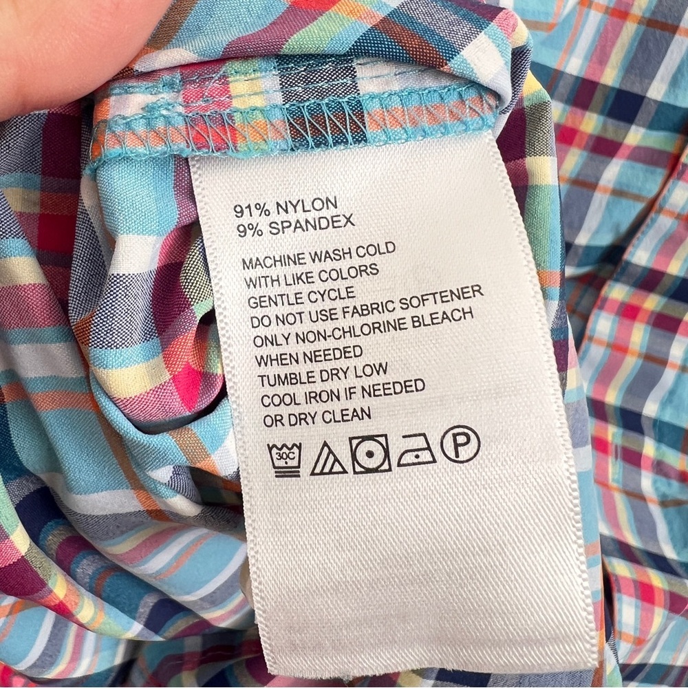 Tommy Bahama Mens Shirt Siesta Key Napa Check Blue Performance NEW - Picture 12 of 13